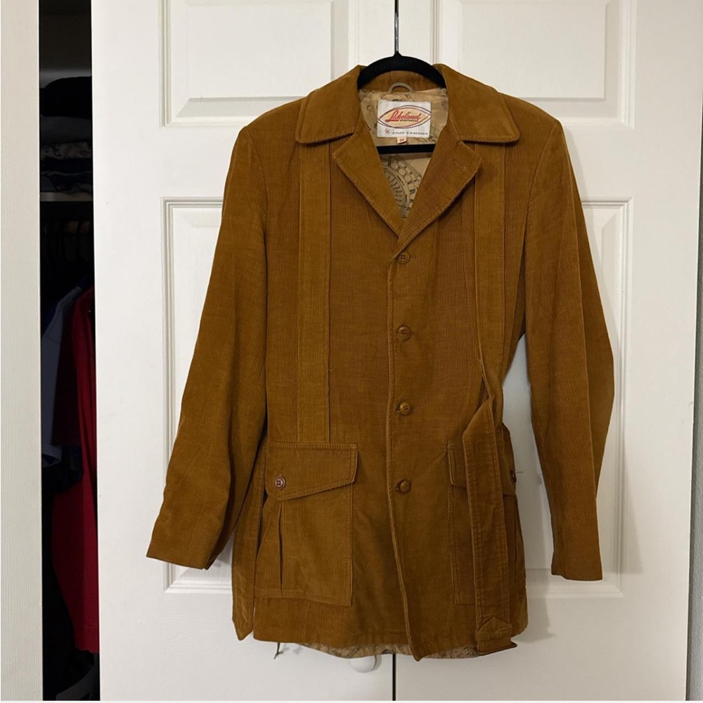 Jantzen Tan Corduroy Trench Coat
